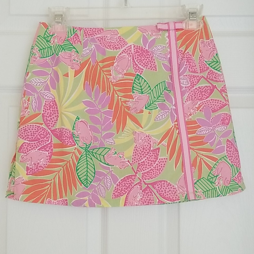 Lilly Pulitzer skort w/ bow ribbon detail size 0